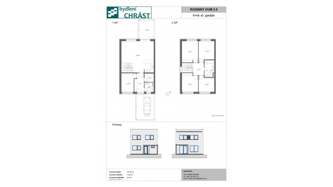 Chrást 3 -RD2.5 - 6+KK vč. GAR. STÁNÍ