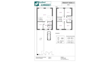 ŘRD 3.1 - 6+KK - 126 m2 + 500 m2 pozemek